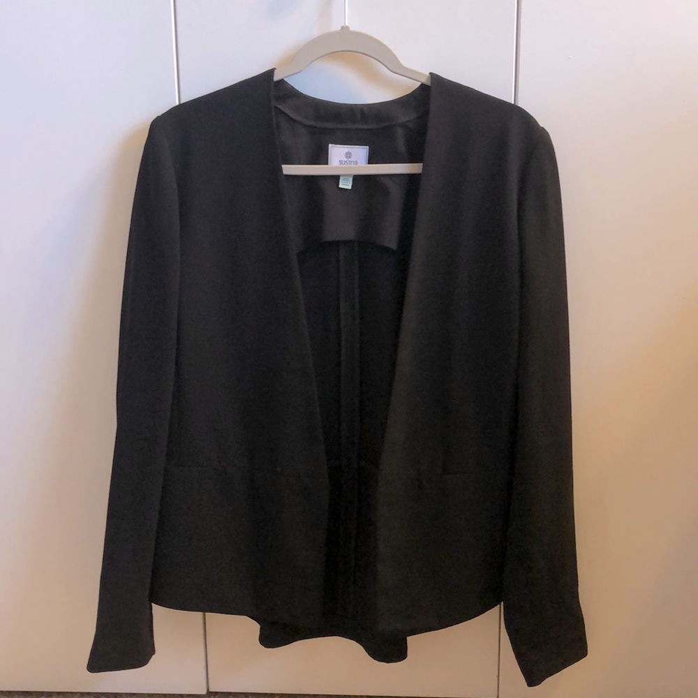 Susina Medium Light-weight Black Blazer